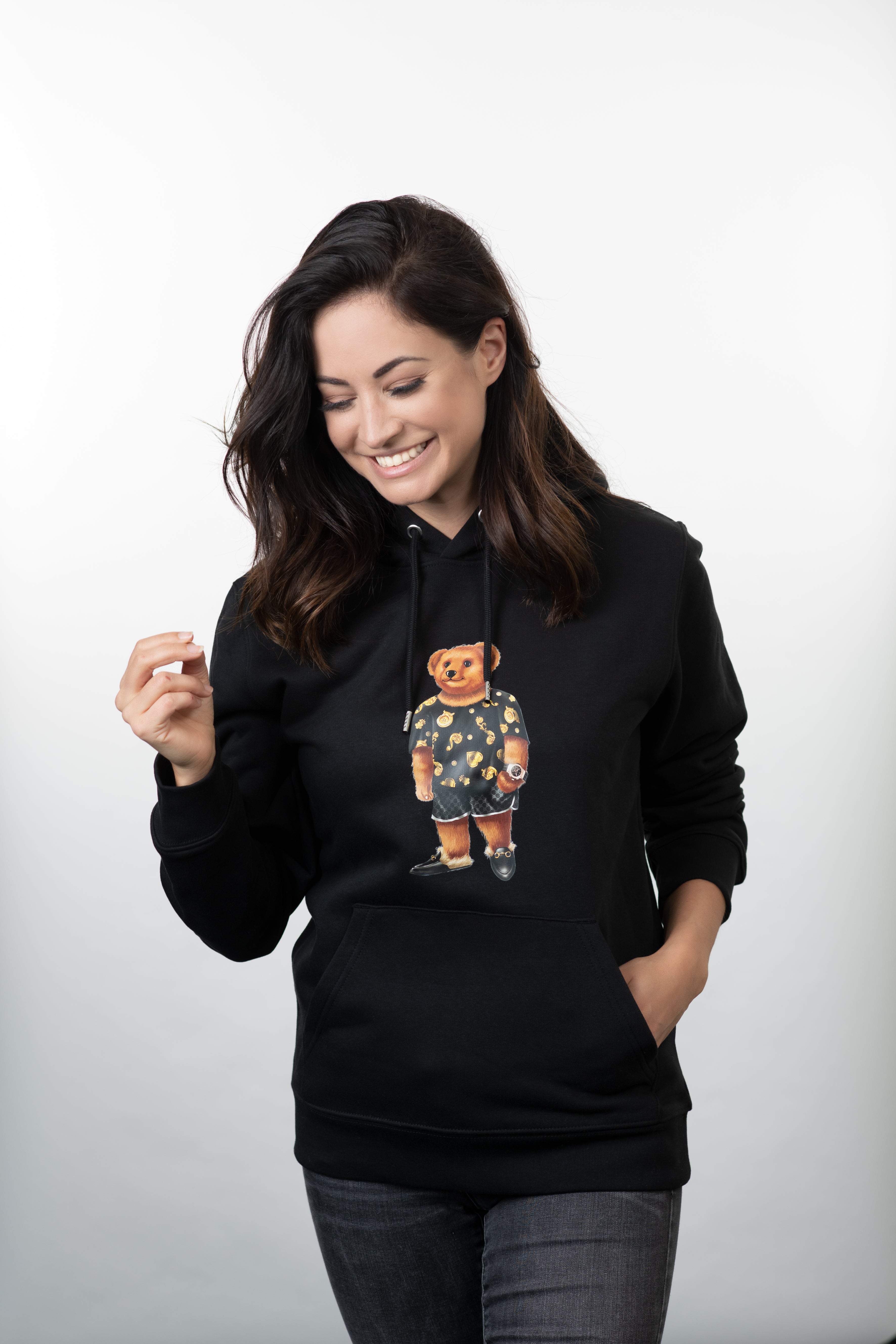 Holiday Bear - Hoodie Dark Women